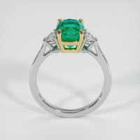 2.26 Ct. Emerald Ring, 18K Yellow & White 3