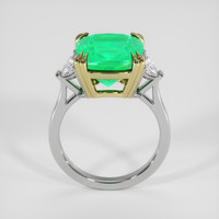 5.70 Ct. Emerald Ring, 18K Yellow & White 3