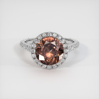 3.34 Ct. Gemstone Ring, Platinum 950 1