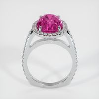 6.87 Ct. Purplish Pink Sapphire Ring, Platinum 950 3
