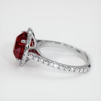 5.08 Ct. Ruby Ring, Platinum 950 4