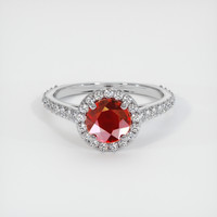 Ruby Ring 1.15 Ct. Platinum 950 Preview