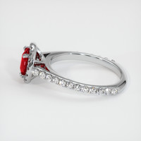 1.38 Ct. Ruby Ring, Platinum 950 4