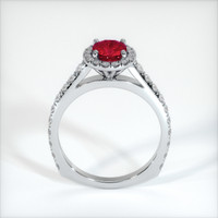 1.62 Ct. Ruby Ring, 10K White Gold 3