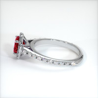 1.62 Ct. Ruby Ring, 10K White Gold 4