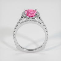 1.53 Ct. Pink Sapphire Ring, 10K White Gold 3