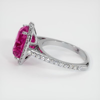 6.87 Ct. Sapphire Ring, 14K White Gold 4