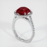 5.08 Ct. Ruby Ring, 14K White Gold 2