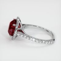 5.08 Ct. Ruby Ring, 14K White Gold 4