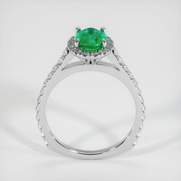 1.21 Ct. Emerald Ring, 18K White Gold 3