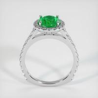 1.32 Ct. Emerald Ring, 18K White Gold 3