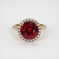 5.08 Ct. Ruby Ring, 14K Yellow Gold 1