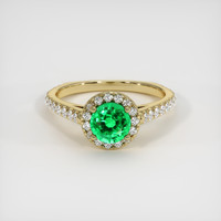 Emerald Ring 1.05 Ct. 18K Yellow Gold Preview