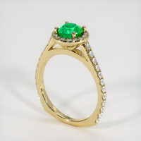 Emerald Ring 1.05 Ct. 18K Yellow Gold Preview