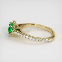 Emerald Ring 1.05 Ct. 18K Yellow Gold Preview