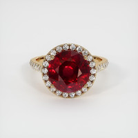 5.08 Ct. Ruby Ring, 18K Yellow Gold 1
