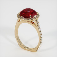5.08 Ct. Ruby Ring, 18K Yellow Gold 2