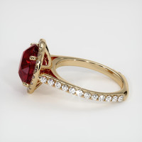 5.08 Ct. Ruby Ring, 18K Yellow Gold 4