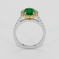 1.30 Ct. Emerald Ring, 18K Yellow & White 3