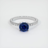 1.92 Ct. Sapphire Ring, Platinum 950 1