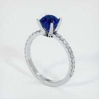 1.92 Ct. Sapphire Ring, Platinum 950 2