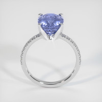 5.85 Ct. Blue Sapphire Ring, Platinum 950 3