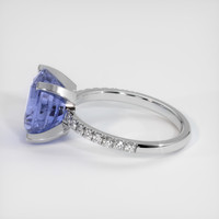 5.85 Ct. Blue Sapphire Ring, Platinum 950 4