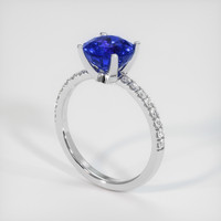 3.09 Ct. Sapphire Ring, Platinum 950 2