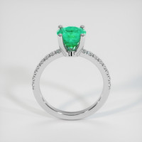 1.31 Ct. Emerald Ring, Platinum 950 3