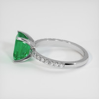 2.25 Ct. Emerald Ring, Platinum 950 4