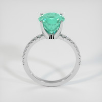 2.61 Ct. Emerald Ring, Platinum 950 3