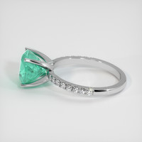 2.61 Ct. Emerald Ring, Platinum 950 4