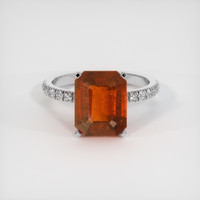 4.55 Ct. Gemstone Ring, Platinum 950 1