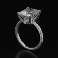 4.74 Ct. Gemstone Ring, Platinum 950 2