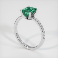 1.58 Ct. Gemstone Ring, Platinum 950 2