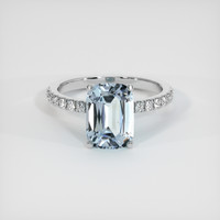 2.57 Ct. Gemstone Ring, Platinum 950 1