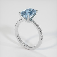 2.57 Ct. Gemstone Ring, Platinum 950 2