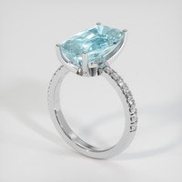 4.90 Ct. Gemstone Ring, Platinum 950 2