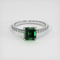 1.33 Ct. Gemstone Ring, Platinum 950 1