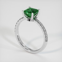 1.33 Ct. Gemstone Ring, Platinum 950 2