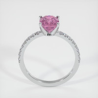1.41 Ct. Pink Sapphire Ring, Platinum 950 3