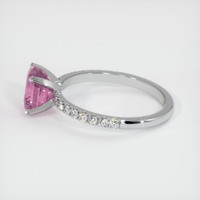 1.41 Ct. Pink Sapphire Ring, Platinum 950 4