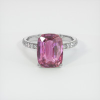 4.45 Ct. Sapphire Ring, Platinum 950 1