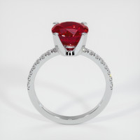 3.15 Ct. Ruby Ring, Platinum 950 3