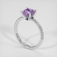 1.49 Ct. Sapphire Ring, Platinum 950 2