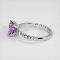 1.49 Ct. Violet Sapphire Ring, Platinum 950 4