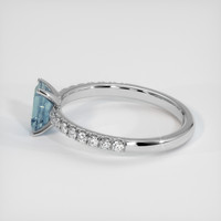 0.70 Ct. Bi Color Sapphire Ring, Platinum 950 4