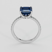 4.27 Ct. Blue Sapphire Ring, Platinum 950 3