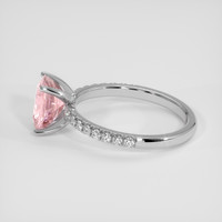 2.04 Ct. Padparadscha Sapphire Ring, Platinum 950 4