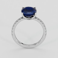 4.92 Ct. Blue Sapphire Ring, Platinum 950 3